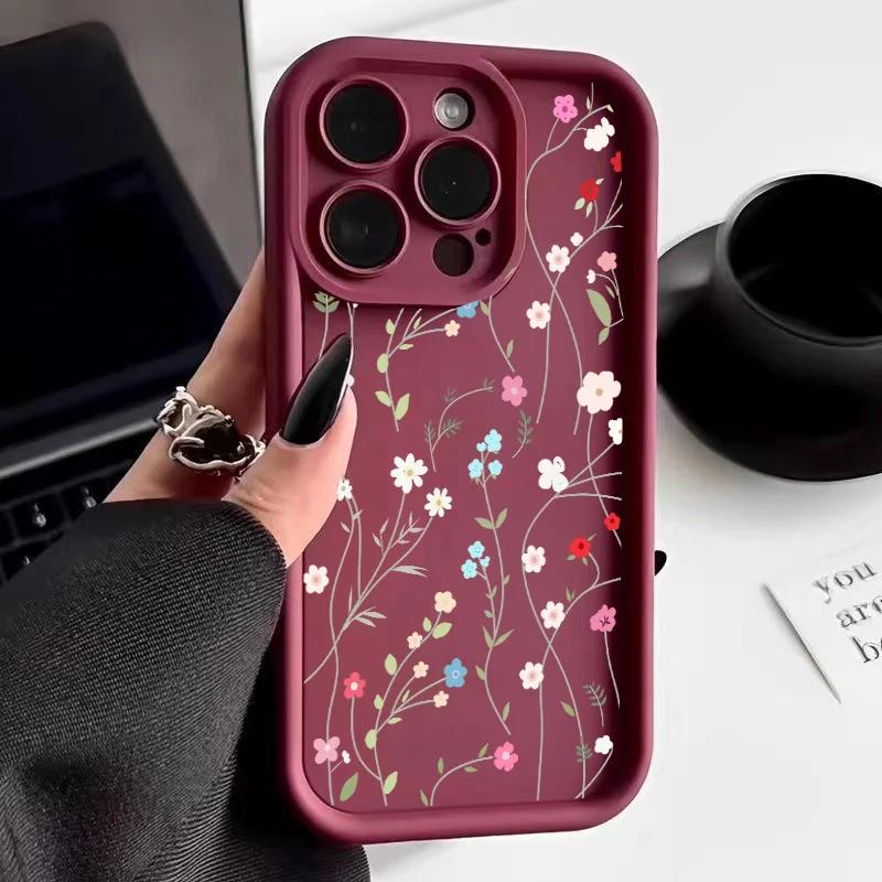 Phone Case For Huawei Honor Magic 7 Lite 6 5 Pro 5G 300 200 90 8X X9 Y7A X7 Nova 5i 5T 9 SE P50 Y9S Y9 Prime  Leaves Floral