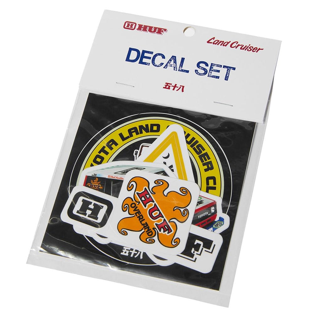 

HUF Stickers Men s Multicolor huf24aw006 [Official Japanese Product]