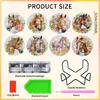 8 Pieces/set of Diamond Painted Horse Patterned Coasters, DIY Coasters with Holder, Suitable for Beginners and Adults, Art and Craft Supplies Gifts