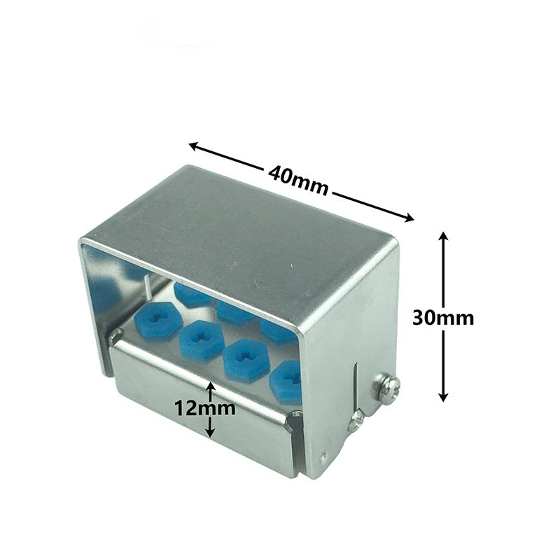 8/12/30 Holes Autoclavable Dental Supplies Box Disinfection Holder Stander for Dental Bone Bur Lower Speed Burs