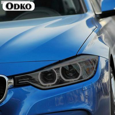 2 Pcs Car Headlight Protective Film Smoked Black Tint Wrap Vinyl Transparent TPU Sticker For BMW 3 Series F30 F31 Touring
