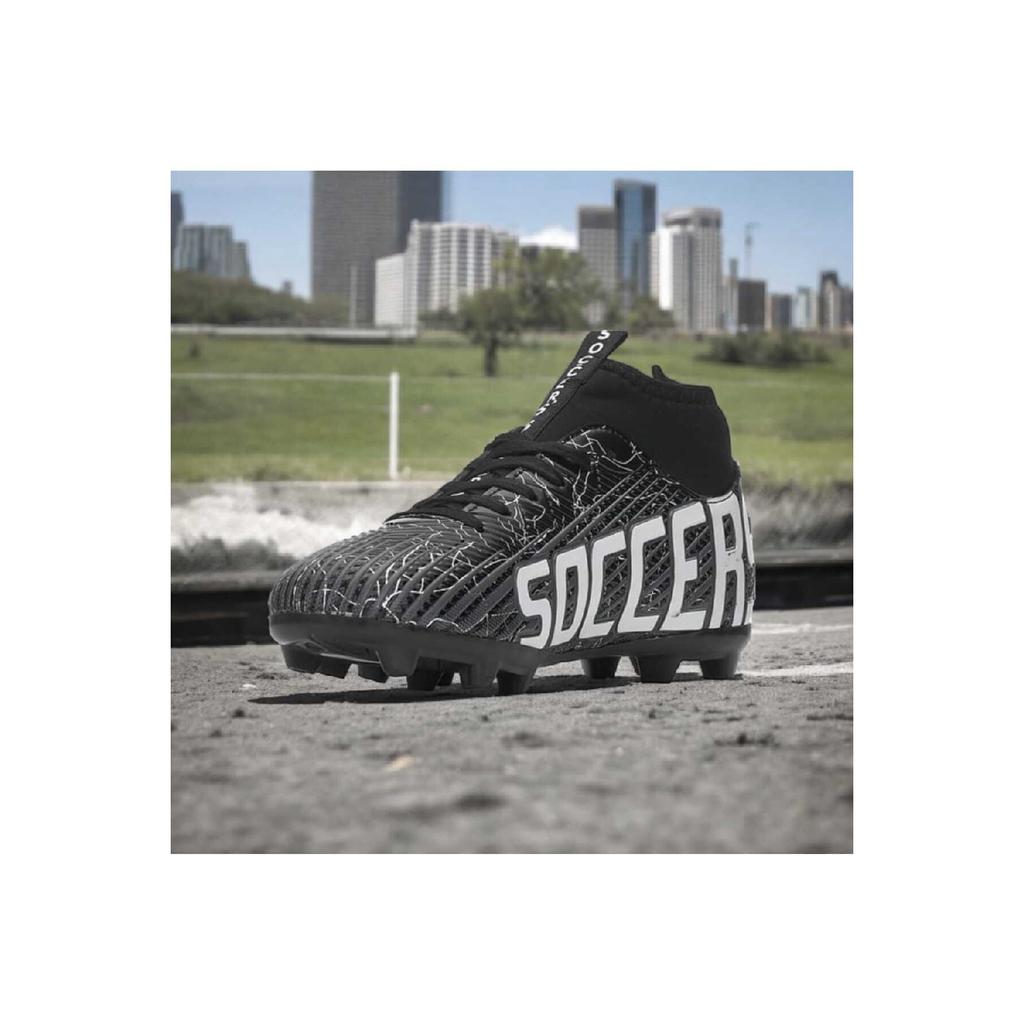 Super Mercury High Top Sock Noppen-Stollen-Fußballschuhe, Sportschuhe für Erwachsene und Kinder