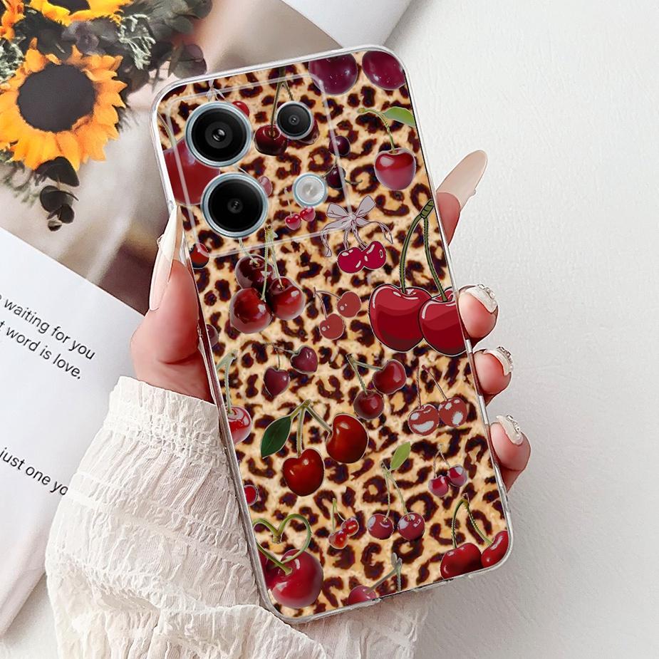 For Xiaomi Redmi Note 13 4G Case Note13 Pro New Fashion Painted Cover Soft Silicone Phone Case For Redmi Note 13 Pro Plus Fundas
