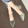 2026 New Pointed Mid Heel Women's Shoes Shallow Mouth Single Shoes Women's Fashion High Heel Women's Shoes