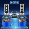 2PCS 9012 LED Headlights Bulbs High Low Beam 6000K Super Bright White Euipped With Internal Drive Auto Light Bulbs DC12V Vehicle