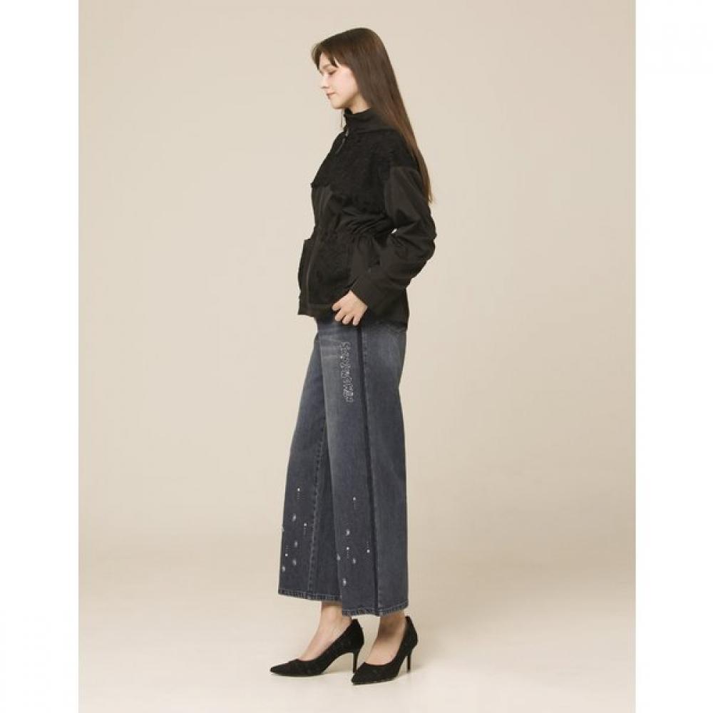 SON JUNG WAN Lace Contrast Purkering Jumper Zdj6161040