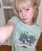 ROLAROLA [Lora Lora X Koo Hyo-Min] Rola Heart Pigment T-Shirt Mint