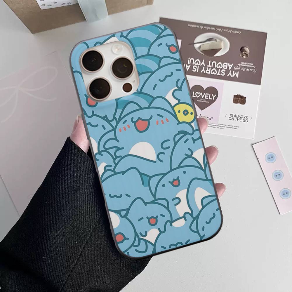 

Bugcat Capoo Cute For iPhone 17 16 15 14 13 12 11 Pro Max Plus Pro Corrugated Shockproof Matte Phone Cover iPhone 11 pro