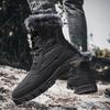 New Men's Snow Boots, Winter Cotton-lined Men's Boots, Casual Men's Shoes,Waterproof Ankle Boots,Outdoor Hiking Shoes,Snow Boots