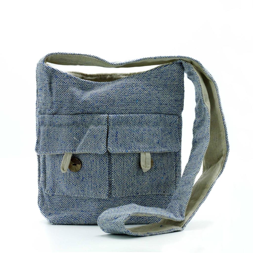 Two Pocket Bags Denim Natural Tones Medium