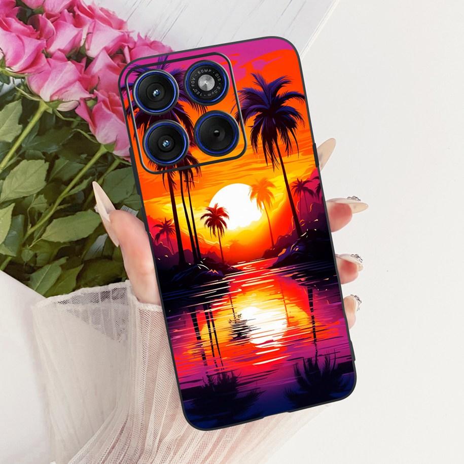 6.7" For Motorola Edge 70 Phone Case Luxury Dragon Cartoon Cover Soft Black Silicone Shell For Motorola Edge70 Moto X70 Air Etui