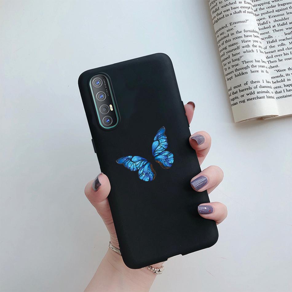 For OPPO Reno 3 Pro 5G Case Cute Cat Cactus Slim Soft Phone Case For OPPO Find X2 iIte Neo CPH2005 CPH2009 Silicone Back Cover Reno 3 5G