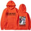 Unisex American Tide Brand Letter Print Hoodie - Spring/Autumn Loose Fit Sweatshirt for Couples