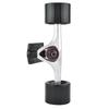 2pcs   Truck with Skate Wheel Riser Pad Bring Accessory(black shaft black wheel)