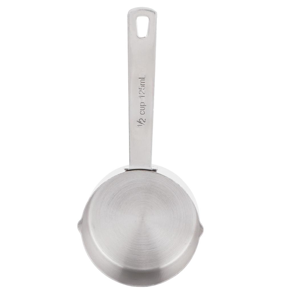 Baking Measuring Spoon 304 Stainless Steel Measuring Cup Scoop with Scales Kitchen