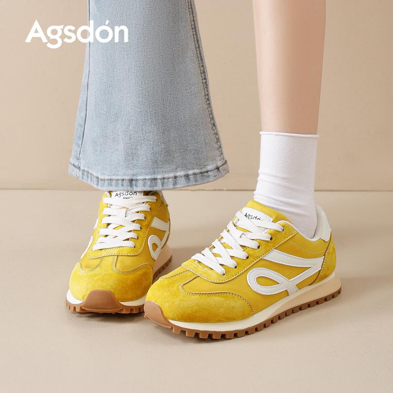 Augustine Pink Ballet Training Shoes Women's 2025 New Autumn Flat Baseplate Shoes Sports and Leisure Forrest Gump Shoes