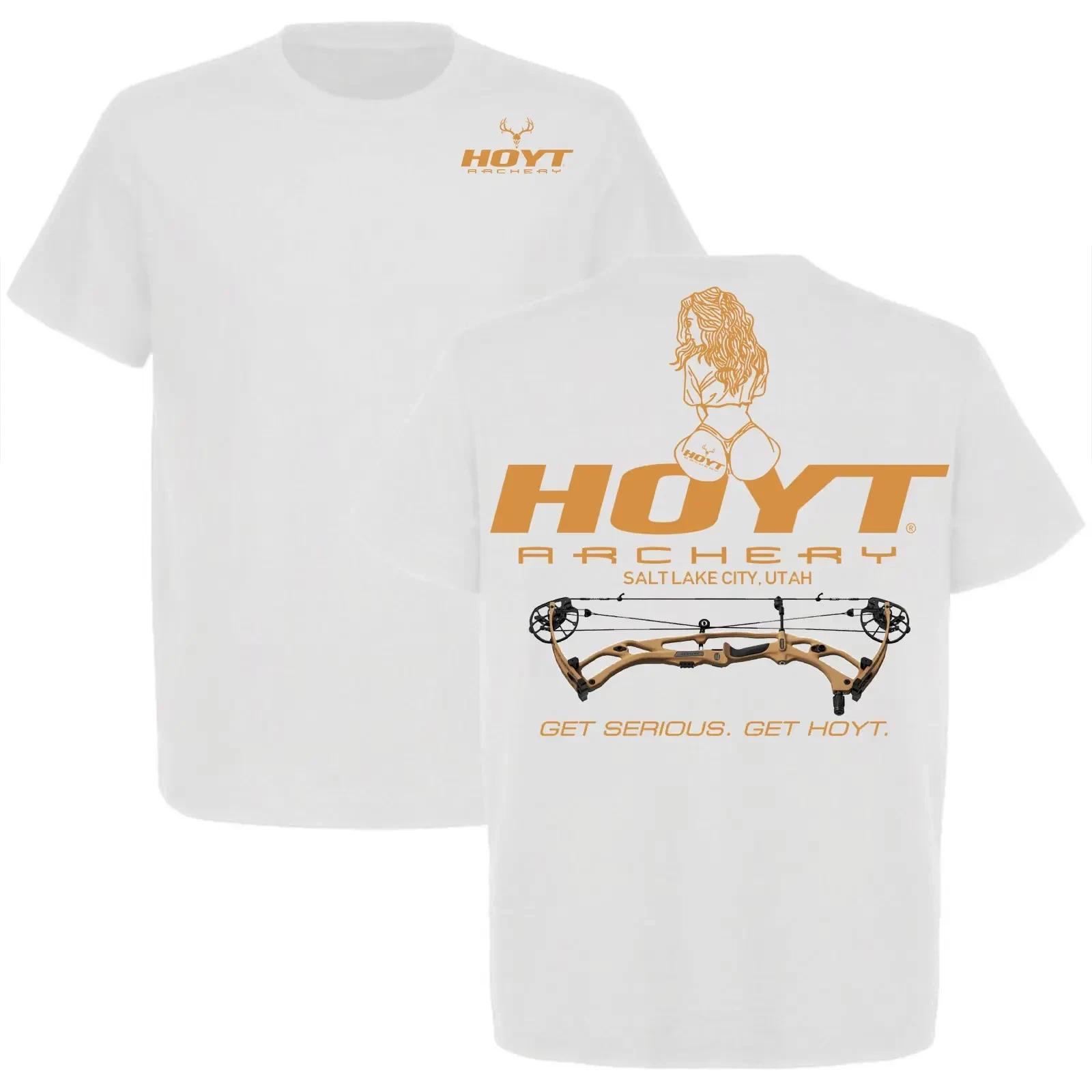 2025 Hoyt Archery Sexy Girl Bowhunting T-shirt, Gift for Bowhunting Lovers XXXL