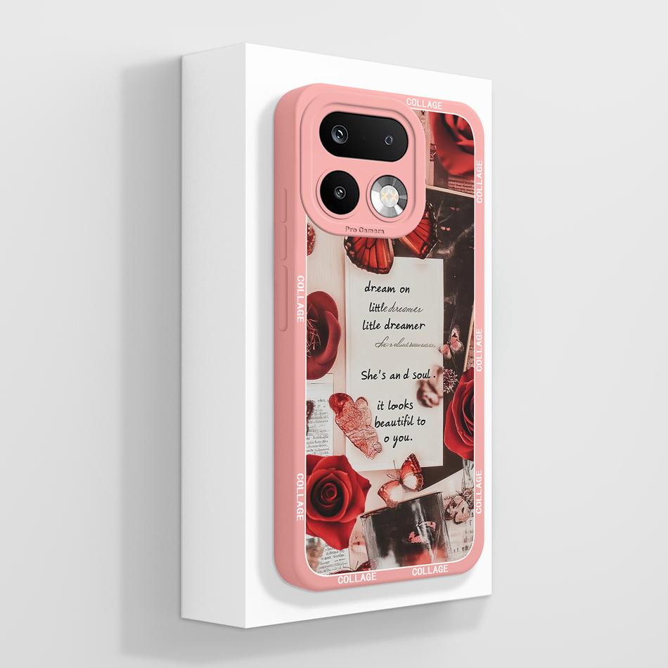 For Realme 16 Pro Plus 5G Case Cute Candy Painted Soft Liquid Silicone Back Cover For Realme 16 Pro+ Full Coverage Phone Housing