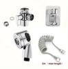Protable Small Shower Head ABS Shampoo Hair Wash Salon Shower Head Side Switch Type Bathroom Accessories Hardware Set Q1