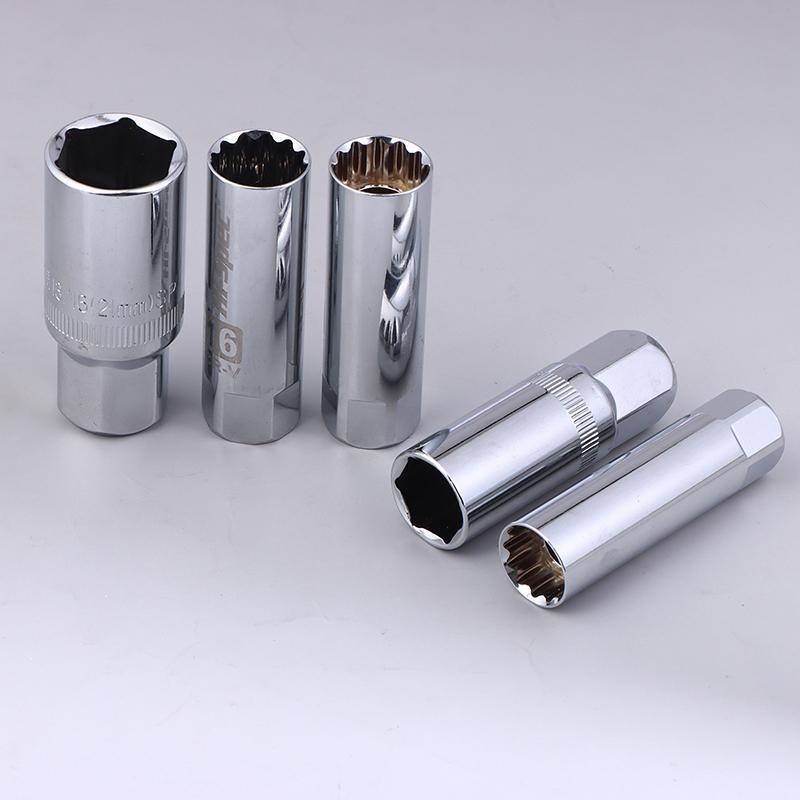 Car Spark Plug Socket Universal Wrench 14/16/21Mm Install Replace Repair Kit Magnetic Spark Plug Removal For Car Repair