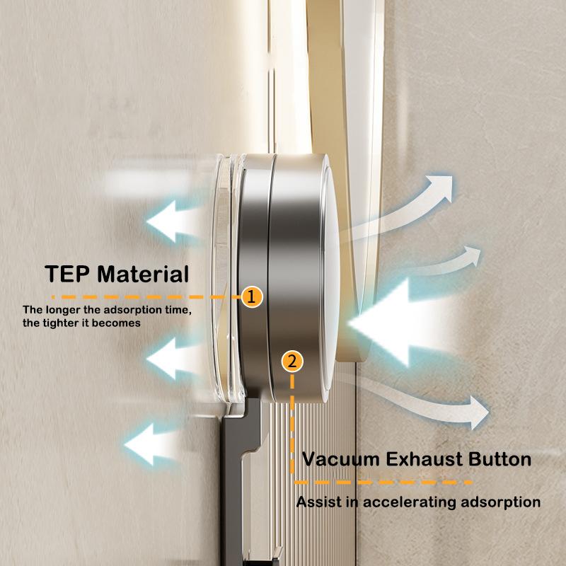 Suction Cup Soap Holder Wall Mounted Soap Storage Drain Rack Bathroom Shower Soap Holder Household Soap Tray Storage Organizer