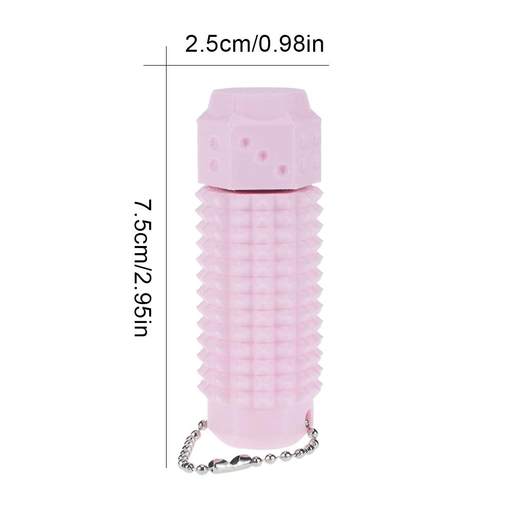 Sensory Roller Fidget Toy Clicker Tactile Spikes for Anxiety Stress Relief Pain Stimming Autism Over Stimulation with Lanyard