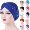 Chemo Women's Bead Elastic Bandana Hat Cancer Chemotherapy Hat Bandana Headwear