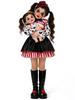 Kids Halloween Jester Costume Terrifier 2 Role Play Cos Outfit Family Party Performance Set