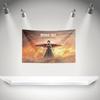 M-Mono Incs Flag Rock Music Band Banner HD Printing Tapestry Exhibition, Music Band Fans, Garage Decor