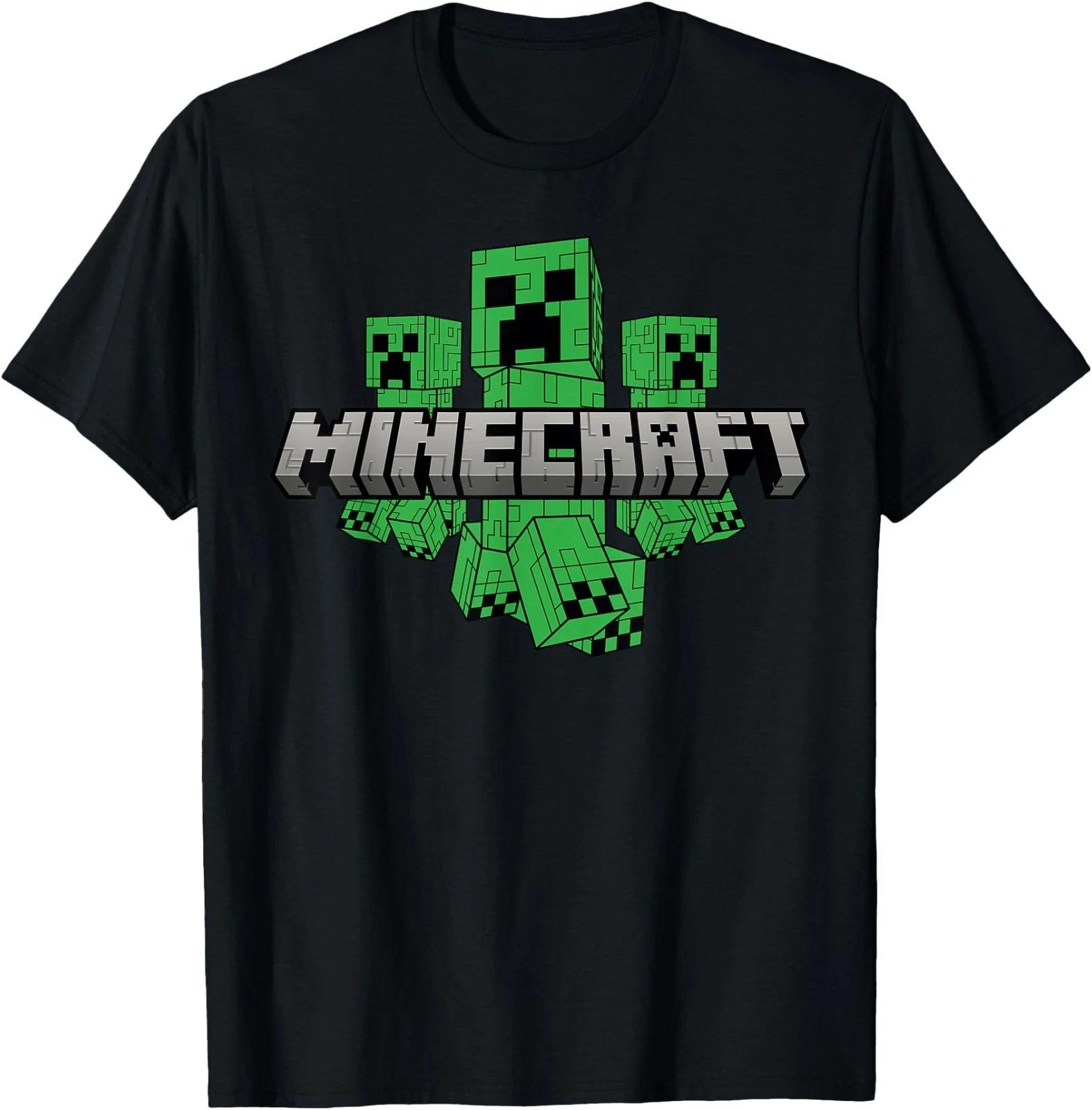 Minecraft Digital Creeper Trio T-Shirt XL