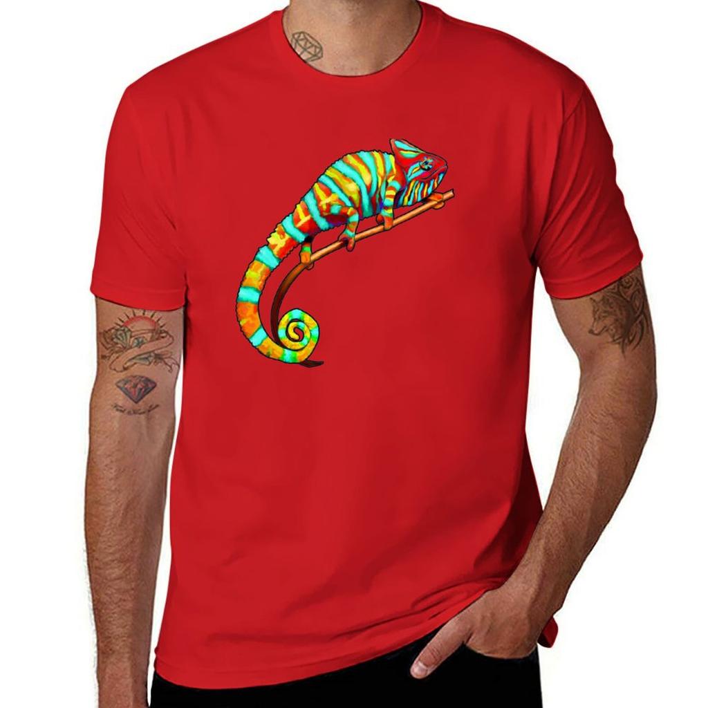 Colorful Chameleon Love - Rainbow Lizard T-Shirt customs vintage clothes cute clothes graphics funny t shirts for men
