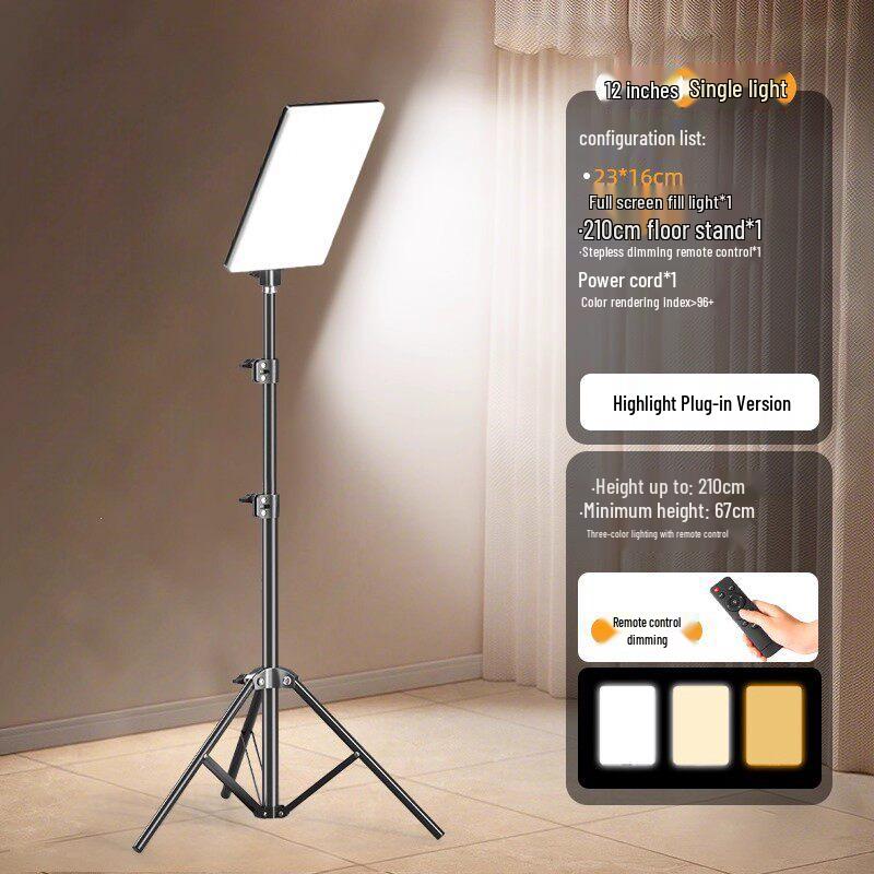 Professional LED Fill Light for Streaming, Broadcasting, Photography, and Beauty Enhancement
