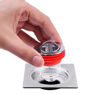 New Bathroom Floor Drain Removable Hair Strainer One Way Drain Valve Durable Automatically Shower Drain Sewer Accessories