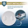 Plastic Deck Inspection Access Round Boat Screw Out Plate Deck Cover Lid Hatch Cover  Boat