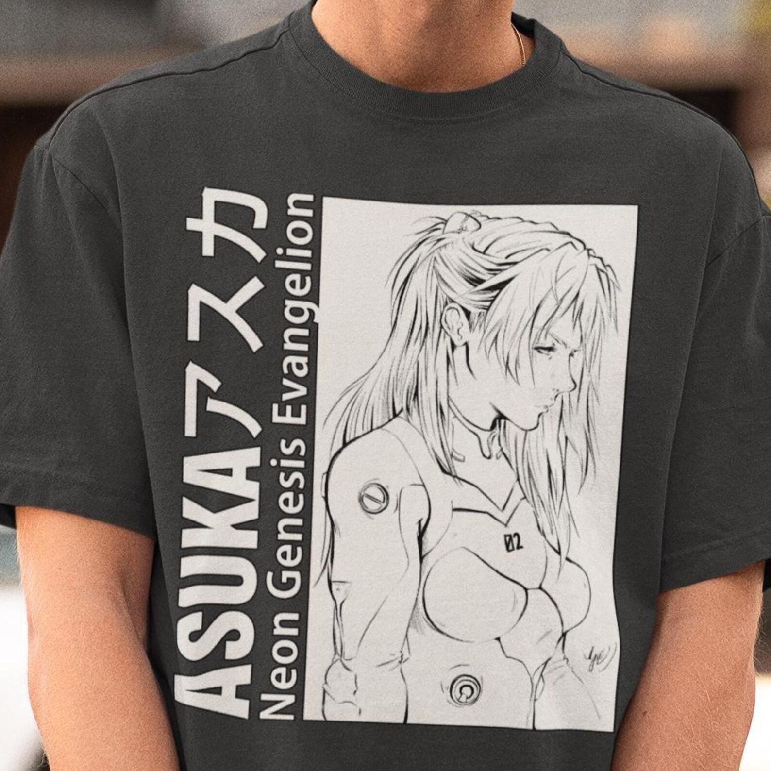Asuka Langley Shirt - Evangelion Cosplay T-shirt XL
