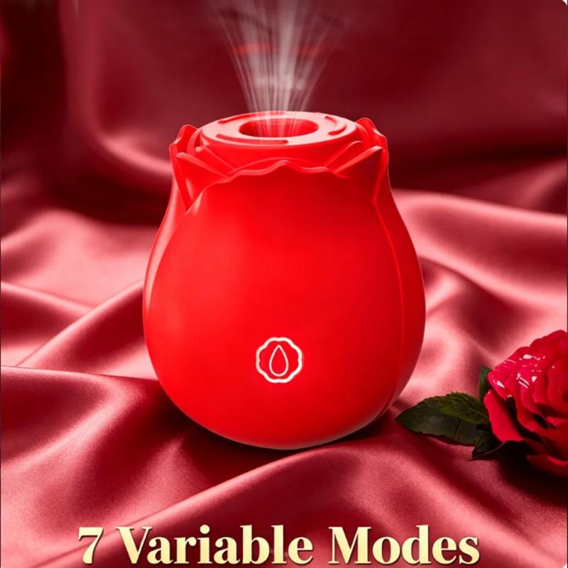 APP Remote Control Rose Suction Vibrator for Women Clitoral Stimulator Dual Vibration USB Rechargeable Quiet Silicone Adult Toy