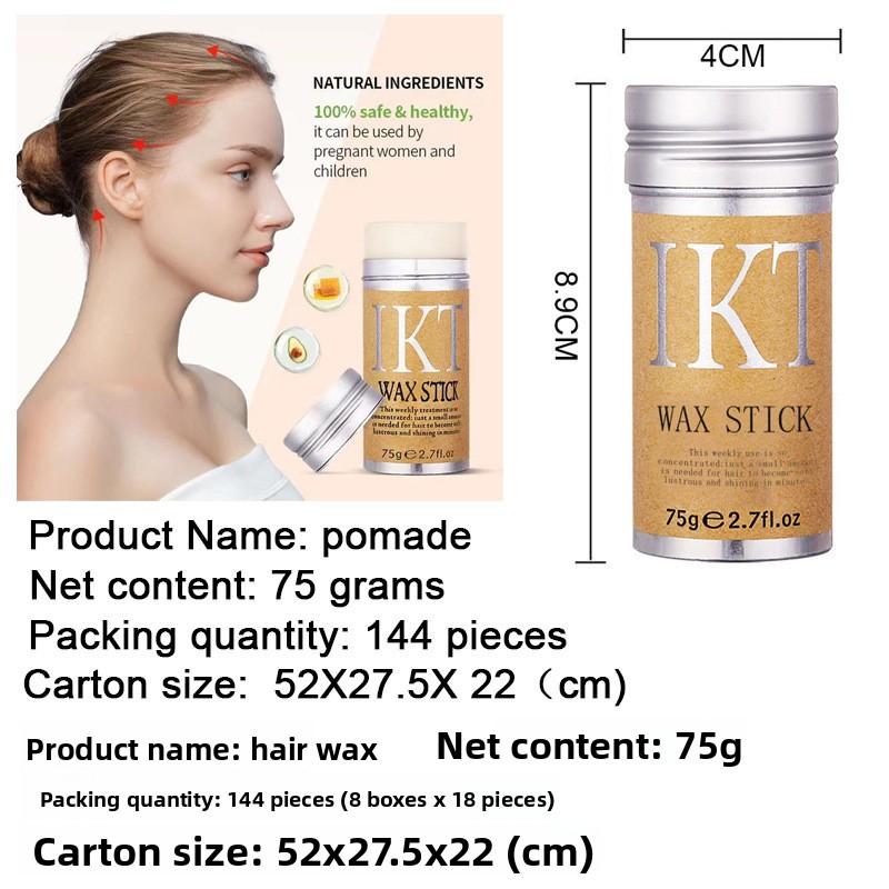 Vosková tyčinka na vlasy pro hladké účesy a kontrolu okrajů