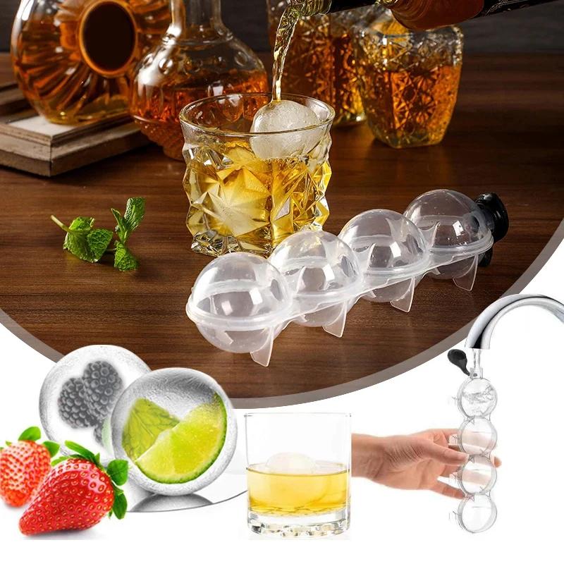 Whiskey Sipping Silicone Ice Cube Mold Cooler Whisky Cocktail Wine Drink Bar Wine Cooler Reusable Ice Cube Maker Bar Party Tools