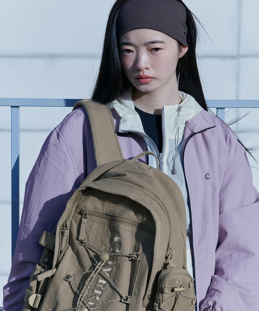 COVERNAT Nylon Track Jacket Dusty Pink