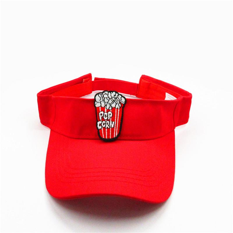 LDSLYJR Letter Popcorn Embroidery Visors Baseball Cap Adjustable Snapback Cap for Men and Women 108 56-58cm wear красный