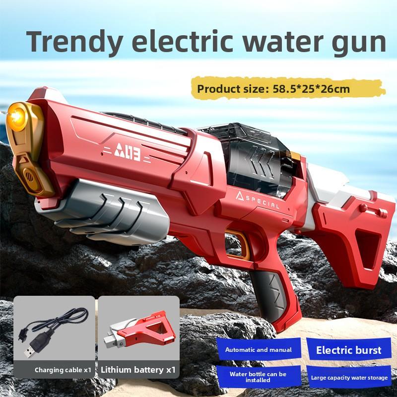 

Child Electric Multi Function Water Guns With Large Capacity Lighted Spraying Function For Outdoor Water Play Battle Summer Toy Sets