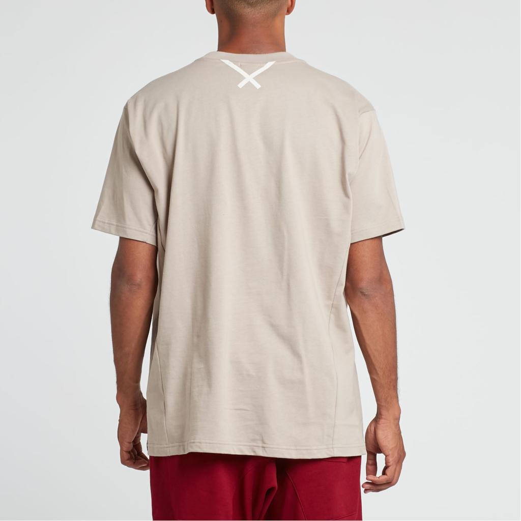 Adidas Neo Solid Color Loose Fit Short Sleeve T-Shirt Men Tops Steam-Grey CF1129-Grey