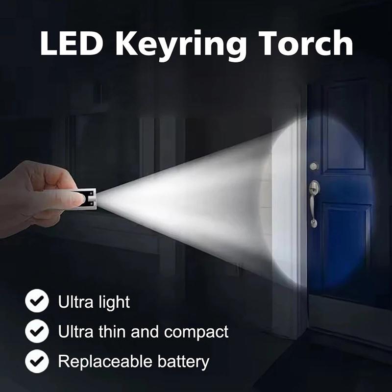 Mini Led Flashlight Multifunctional Work Light Portable Pocket Flashlight Keychains Portable Customizable Camping Flash Light