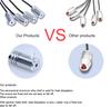 9 in 1 RGB LED Optical Strip Light Bluetooth App Control 12V Car Styling