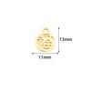 50pcs Alloy Good Luck Charms Lucky Chinese Character Fu Pendants For DIY Jewelry Making New Year Bracelets Necklace Accessories