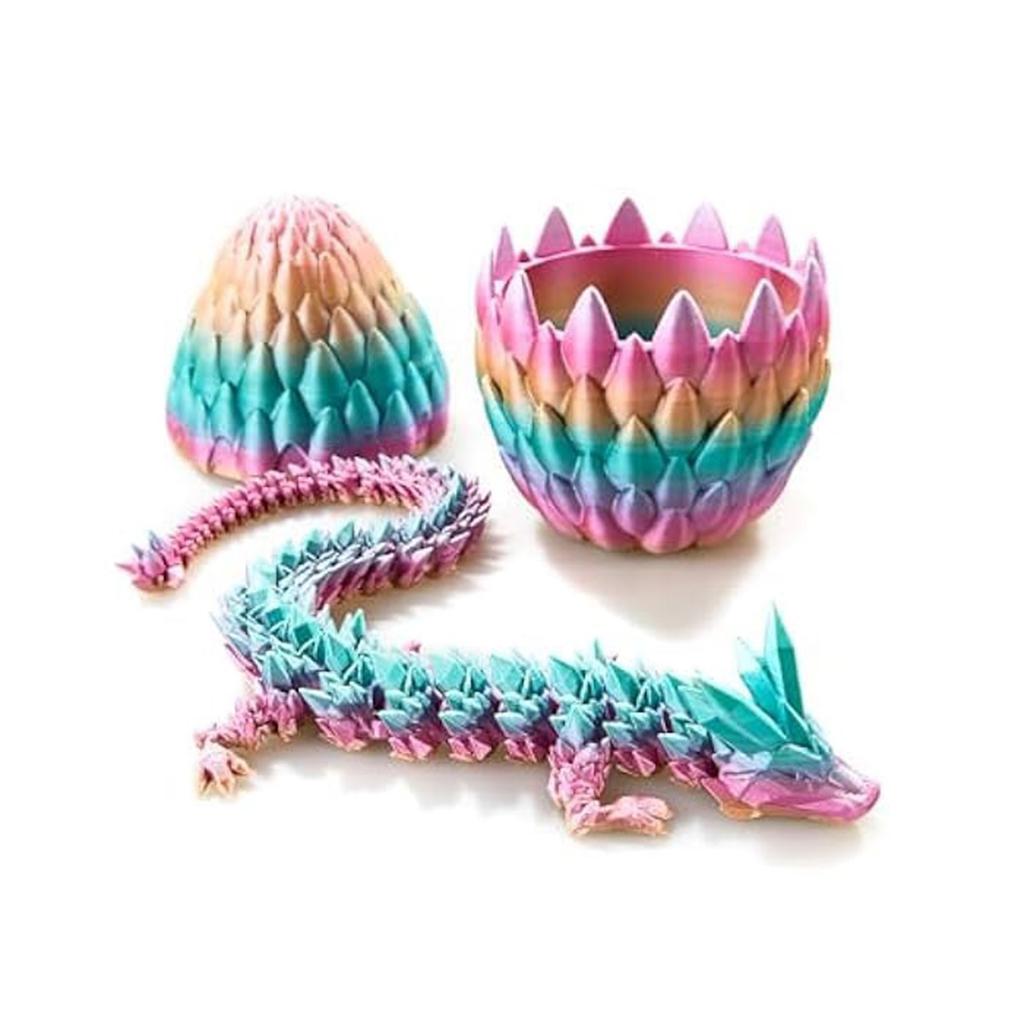 Printed 3d Dragon Eggs With Dragon Inside Fidget Toys For Kids Articulated Adult