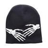Winter Warm Knitted Hat Versatile Trendy Personality  Funny Hat Halloween Luminous Spider Men's Knitted Hat