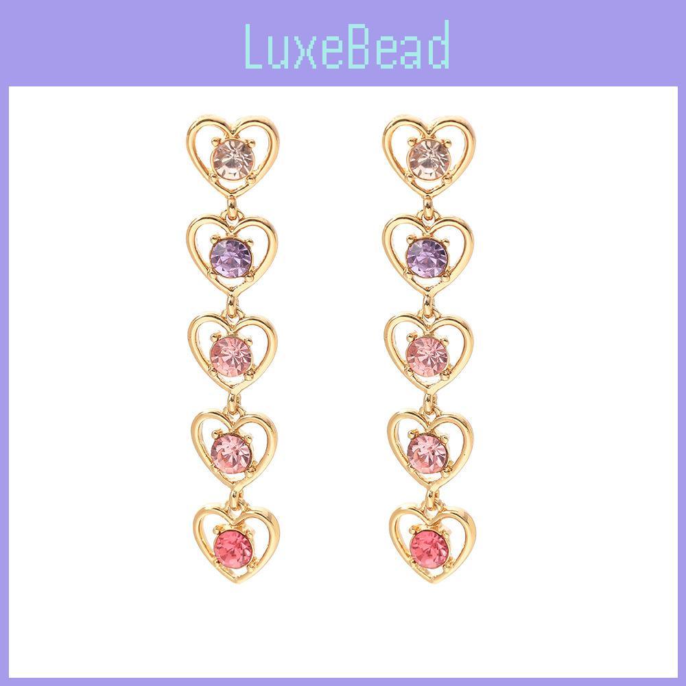 Sophisticated Geometric Alloy Earrings Heart Shape Women's Fashion Jewelry 2021