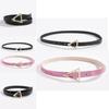 Y2k Ladies Triangular Buckle Laser Laser Dot Belt With Magnetic Closure For Trendy Looks