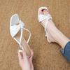 Fashion 2025 Summer New Open Toe Women's Modern Slippers Outdoor Fashion Thin Heels Sandals Classics Daily Dress Slippers Zapatos Mujer